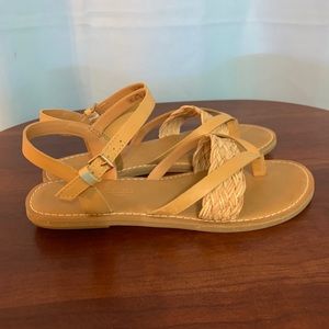 Brown TOMs sandals